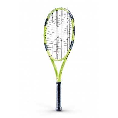 Pacific Tennis Racket BXT X Fast ULT Ultra Lite 100in/260g lime/grey - strung -